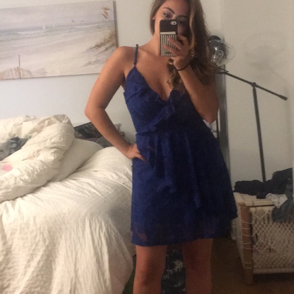 love, Fire Dresses & Skirts - Royal Blue Ruffled Sundress